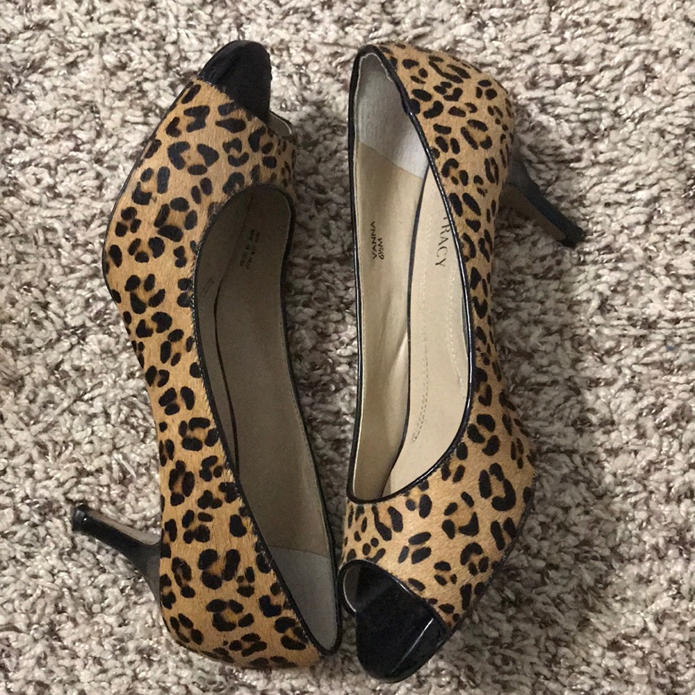 Leopard Print Heels - image 2